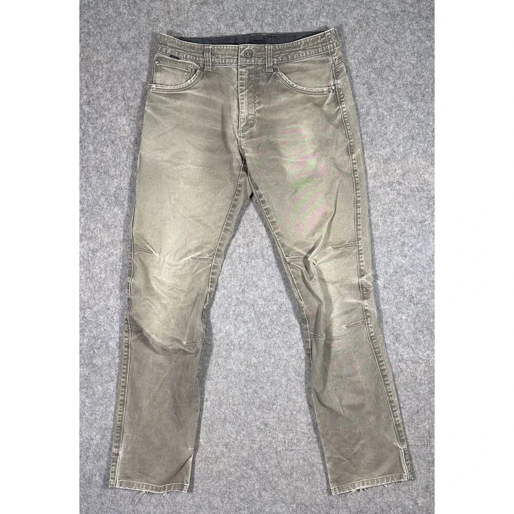 Kuhl Free Rydr Pants Mens 32x32.5 Gray Patina Dyed Hiking Work Outdoors READ
